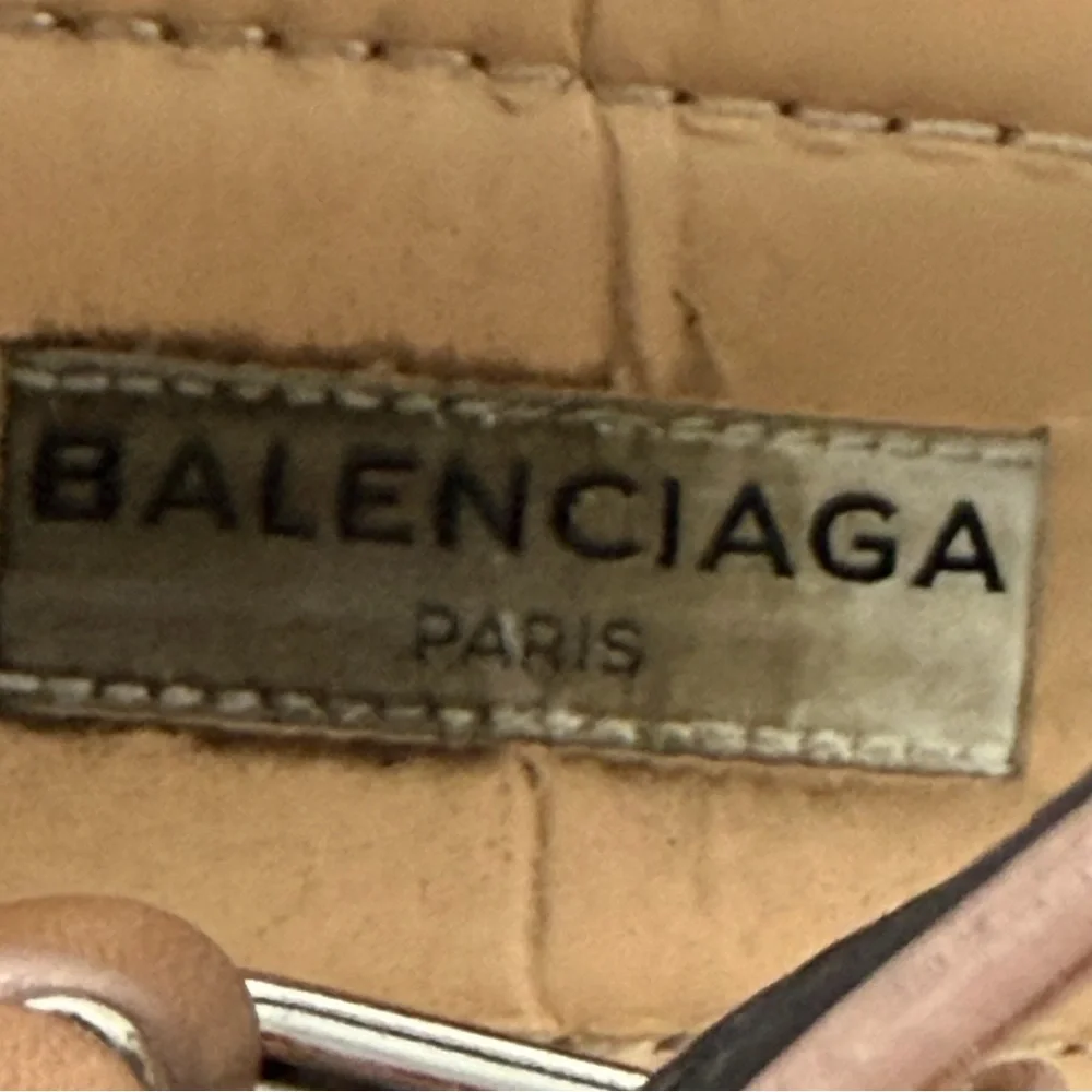 Balenciaga Tan Studded Gladiator Sandals - Picture 9 of 11